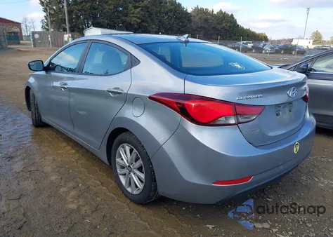 2016 Hyundai Elantra Se из США, поврежденный, VIN 5NPDH4AE8GH767538